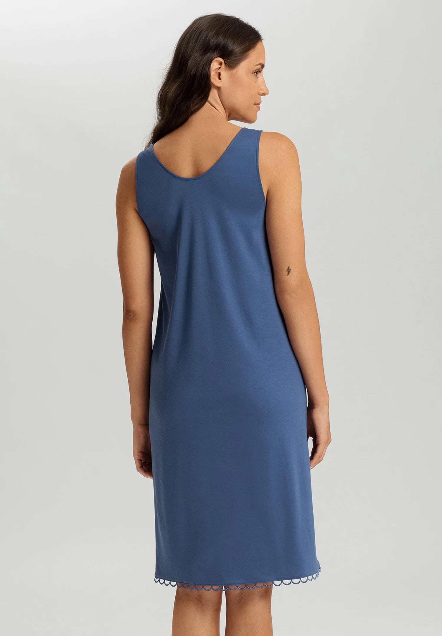 Anouk Sleeveless Nightdress 100cm | slate blue 074807-072642 - Image 4