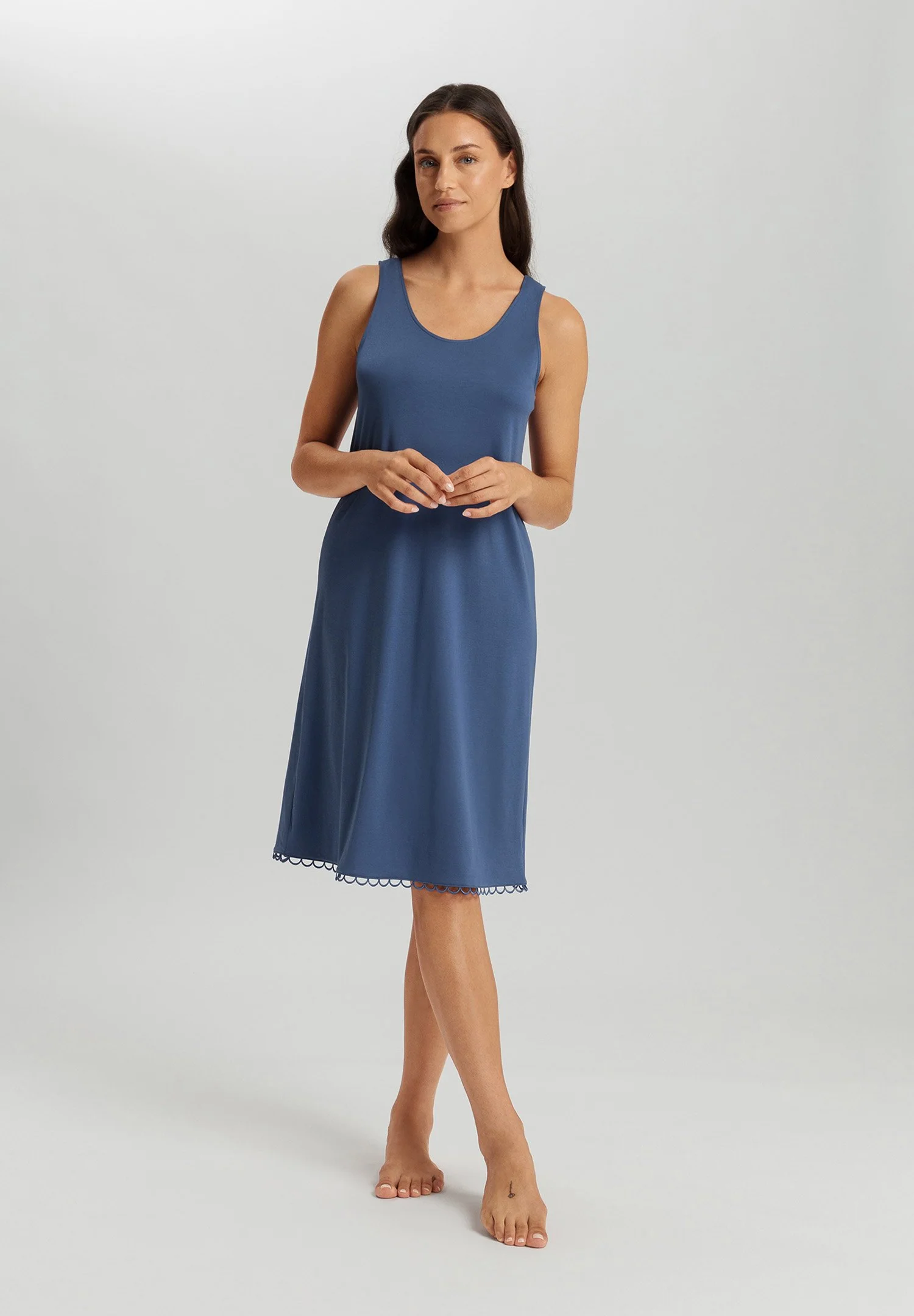 Anouk Sleeveless Nightdress 100cm | slate blue 074807-072642 - Image 5