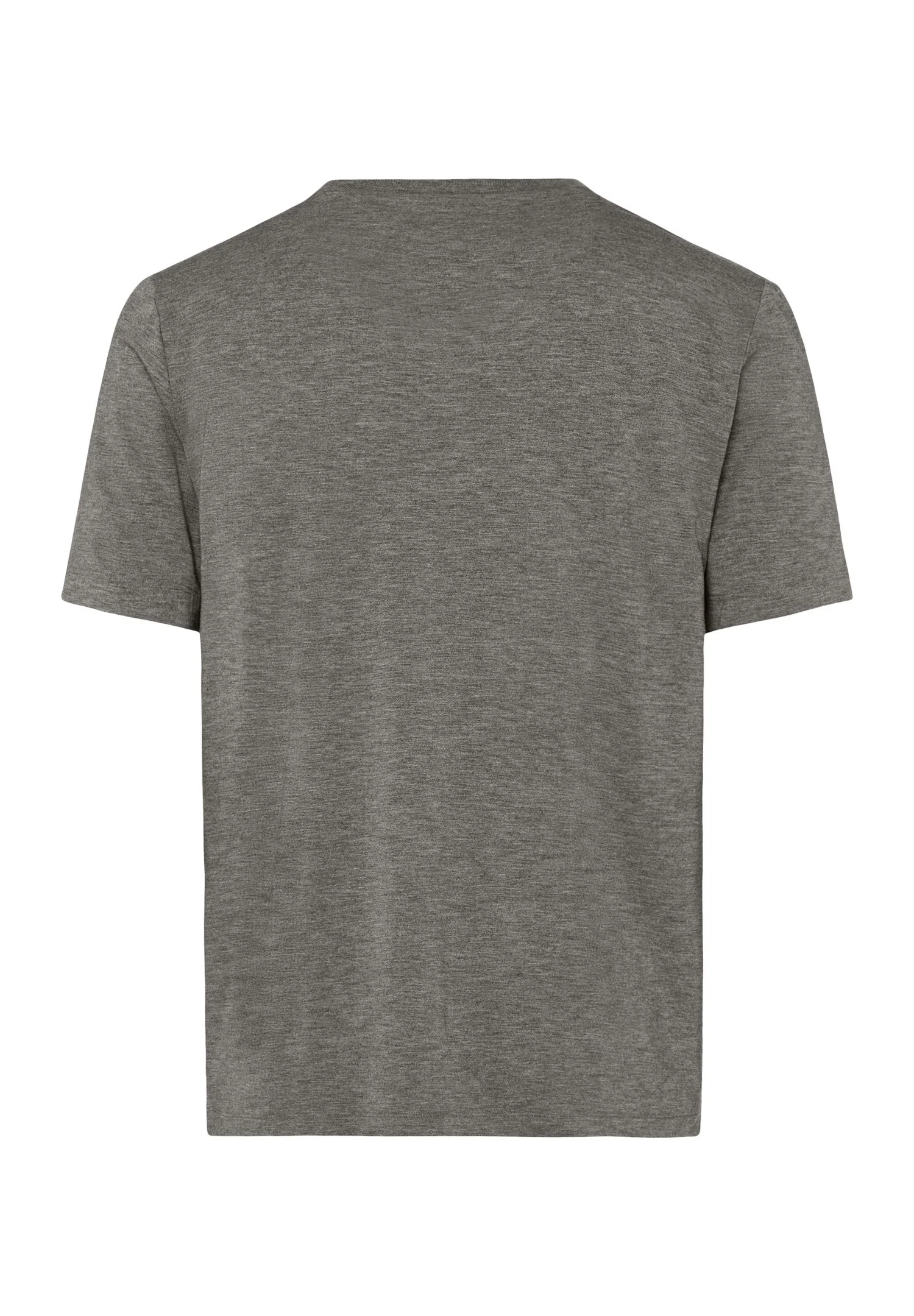 Casuals S/SLV Shirt V-Neck | stone melange 075035-071945 - Image 3