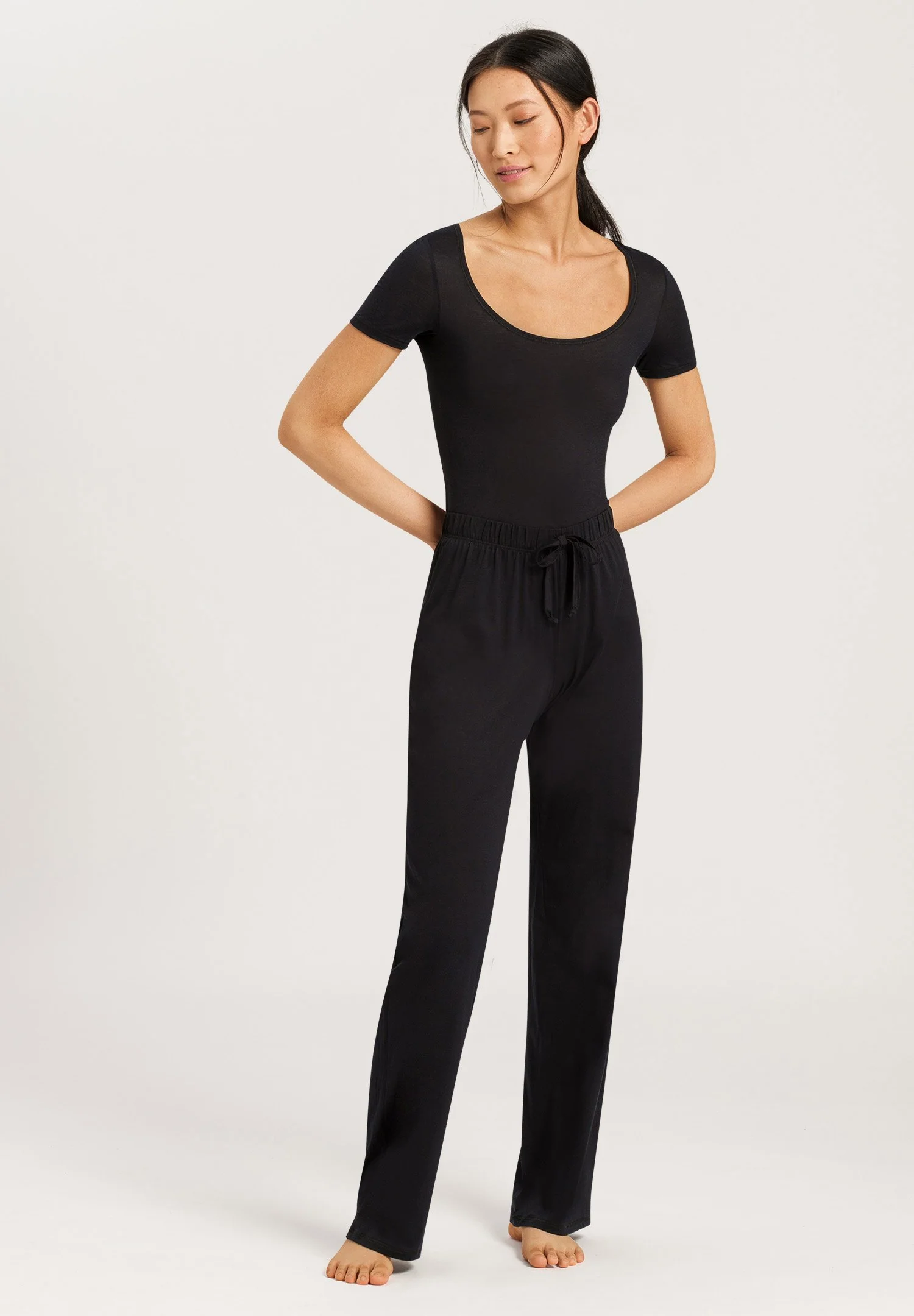 Cotton Deluxe Long Pants | black 077955-070019 - Image 5