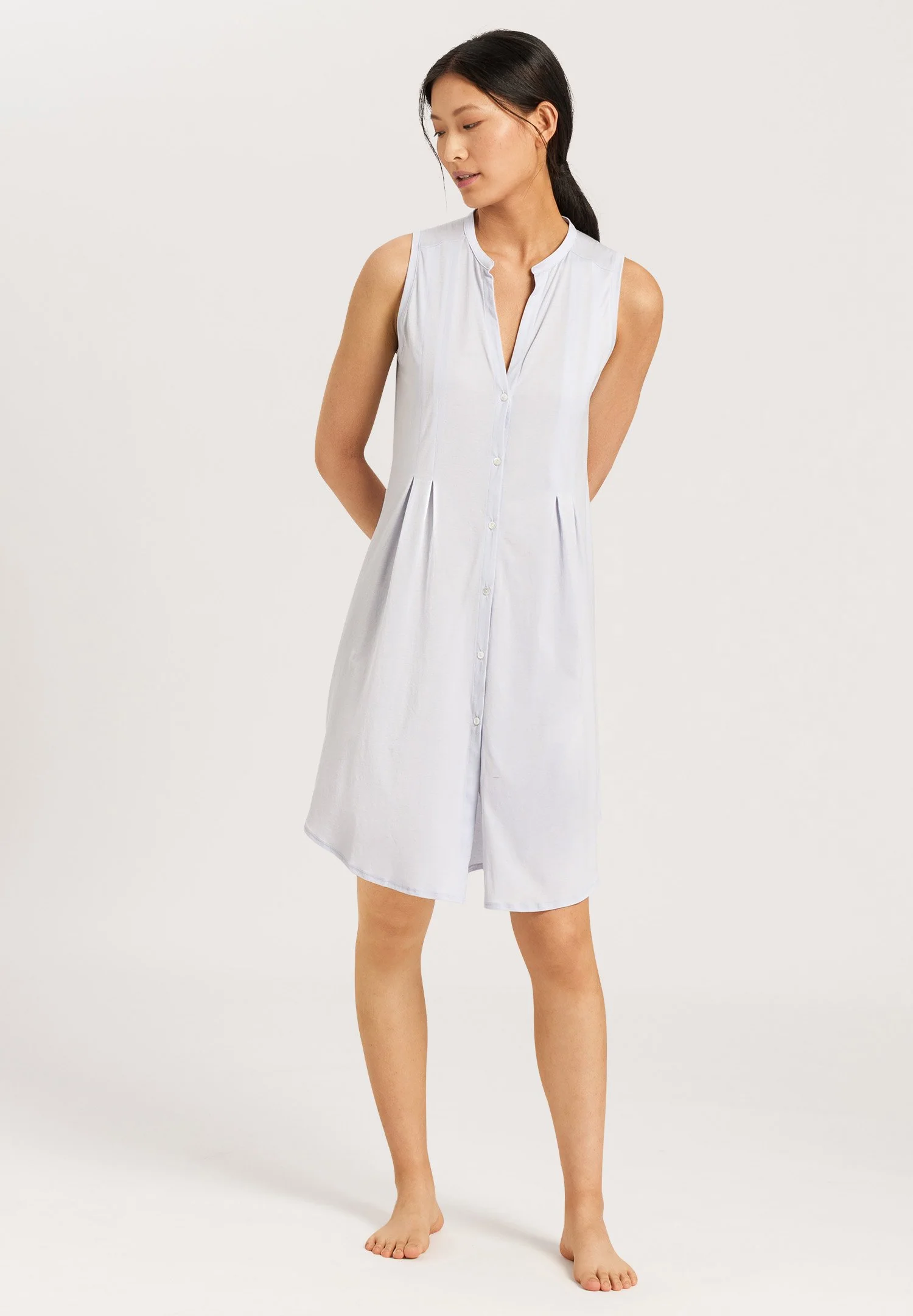 Cotton Deluxe Sleeveless Nightdress 90cm | blue glow 077952-070511 - Image 5
