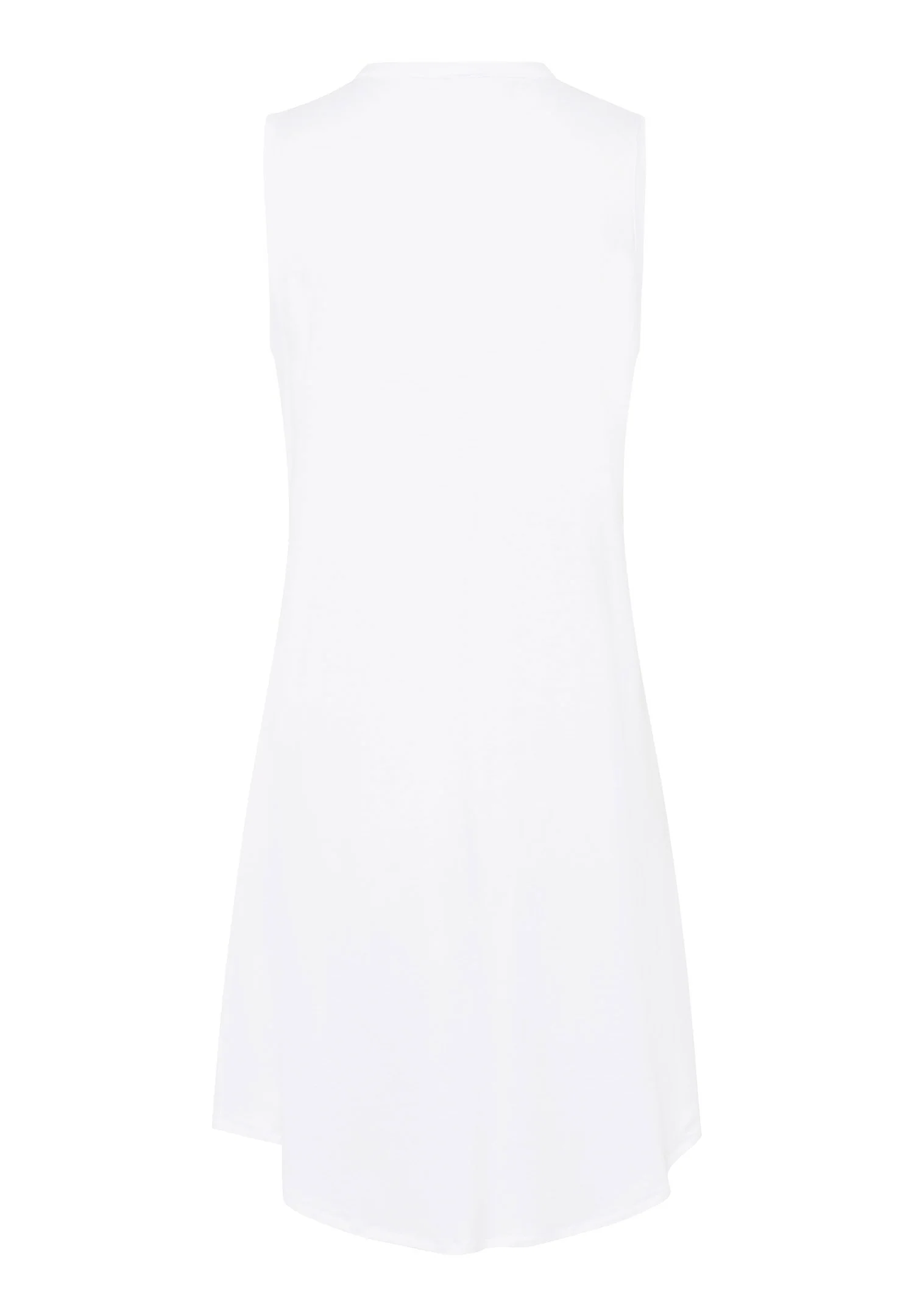 Cotton Deluxe Sleeveless Nightdress 90cm | white 077952-070101 - Image 3