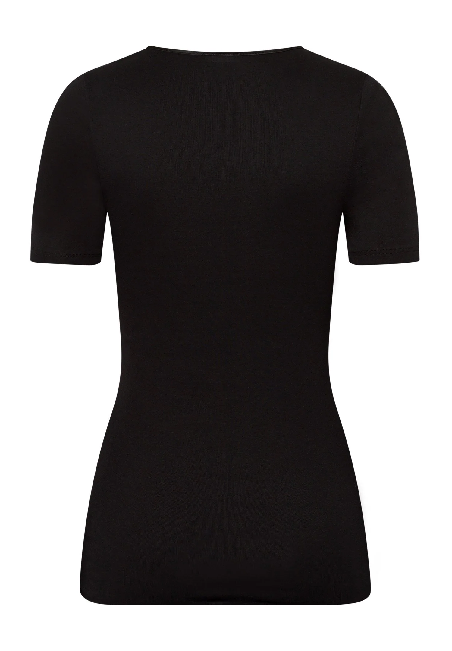 Cotton Seamless S/SLV Shirt | black 071603-070019 - Image 3