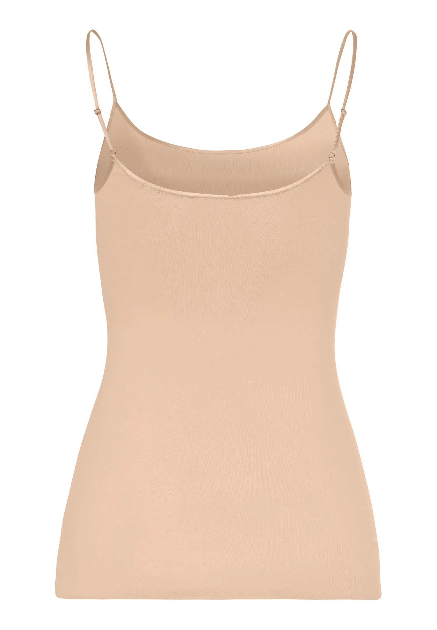 Cotton Seamless Spaghetti Top | beige 071600-070274 - Image 3