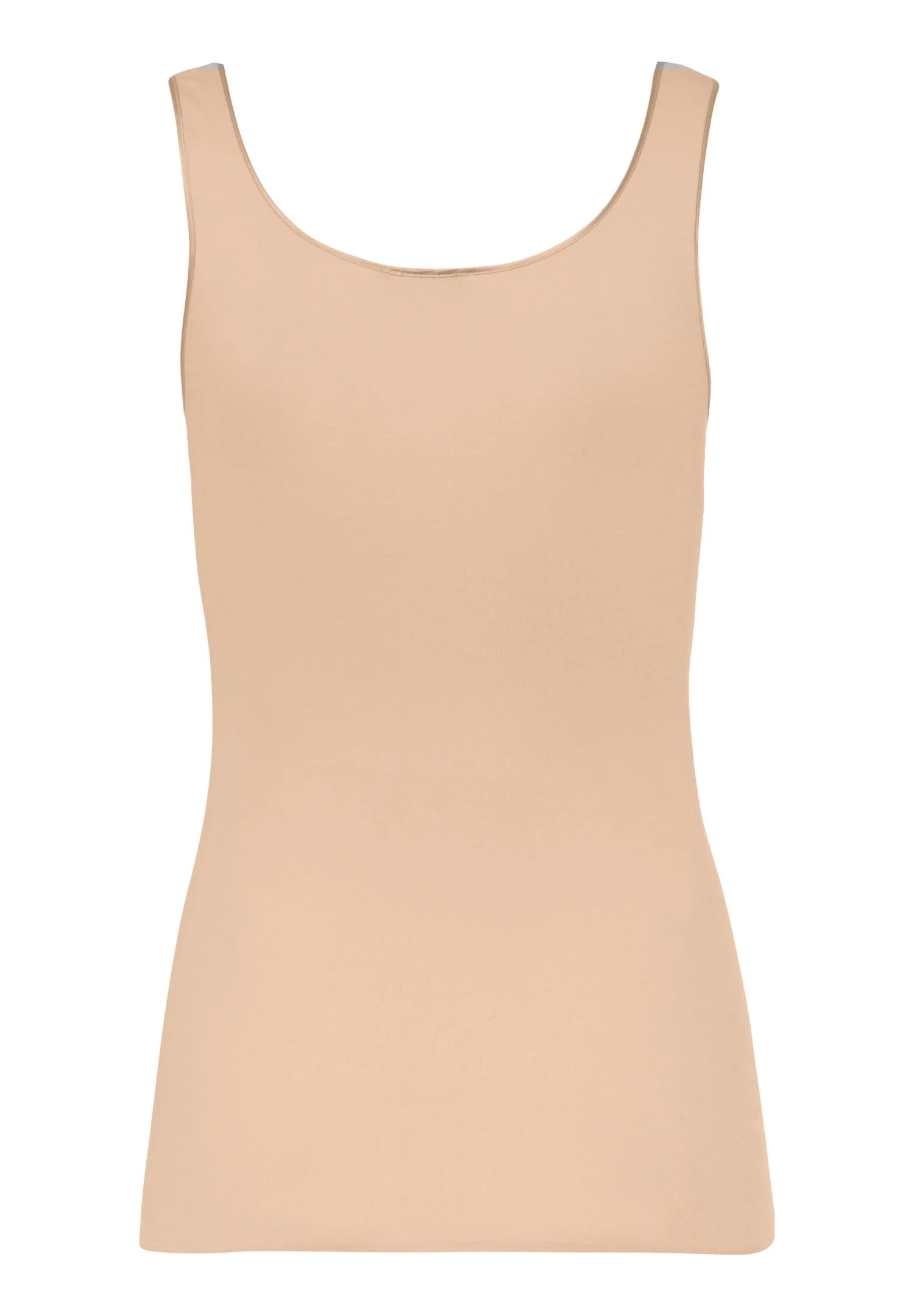 Cotton Seamless Tank Top | beige 071604-070274 - Image 3