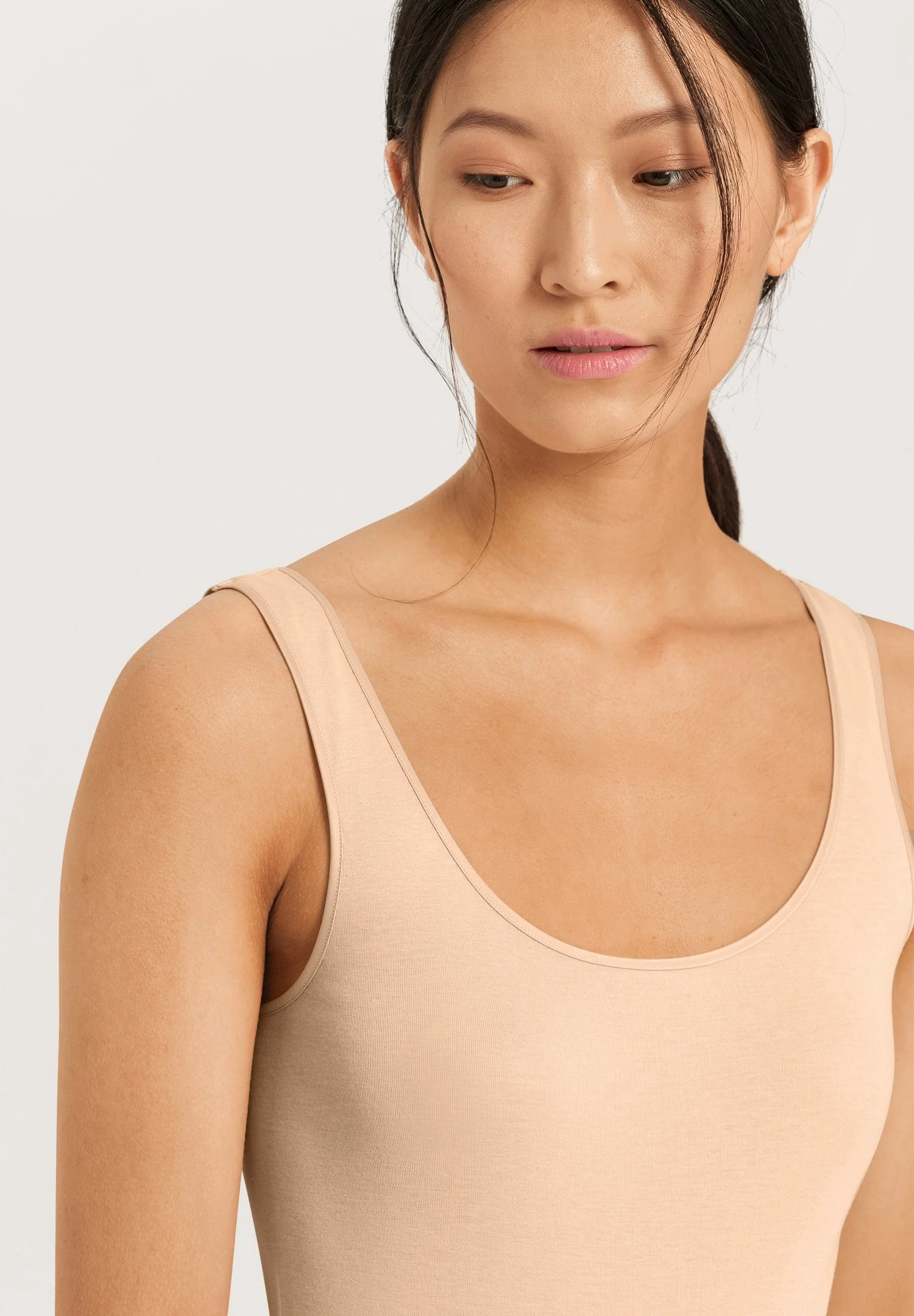 Cotton Seamless Tank Top | beige 071604-070274 - Image 6