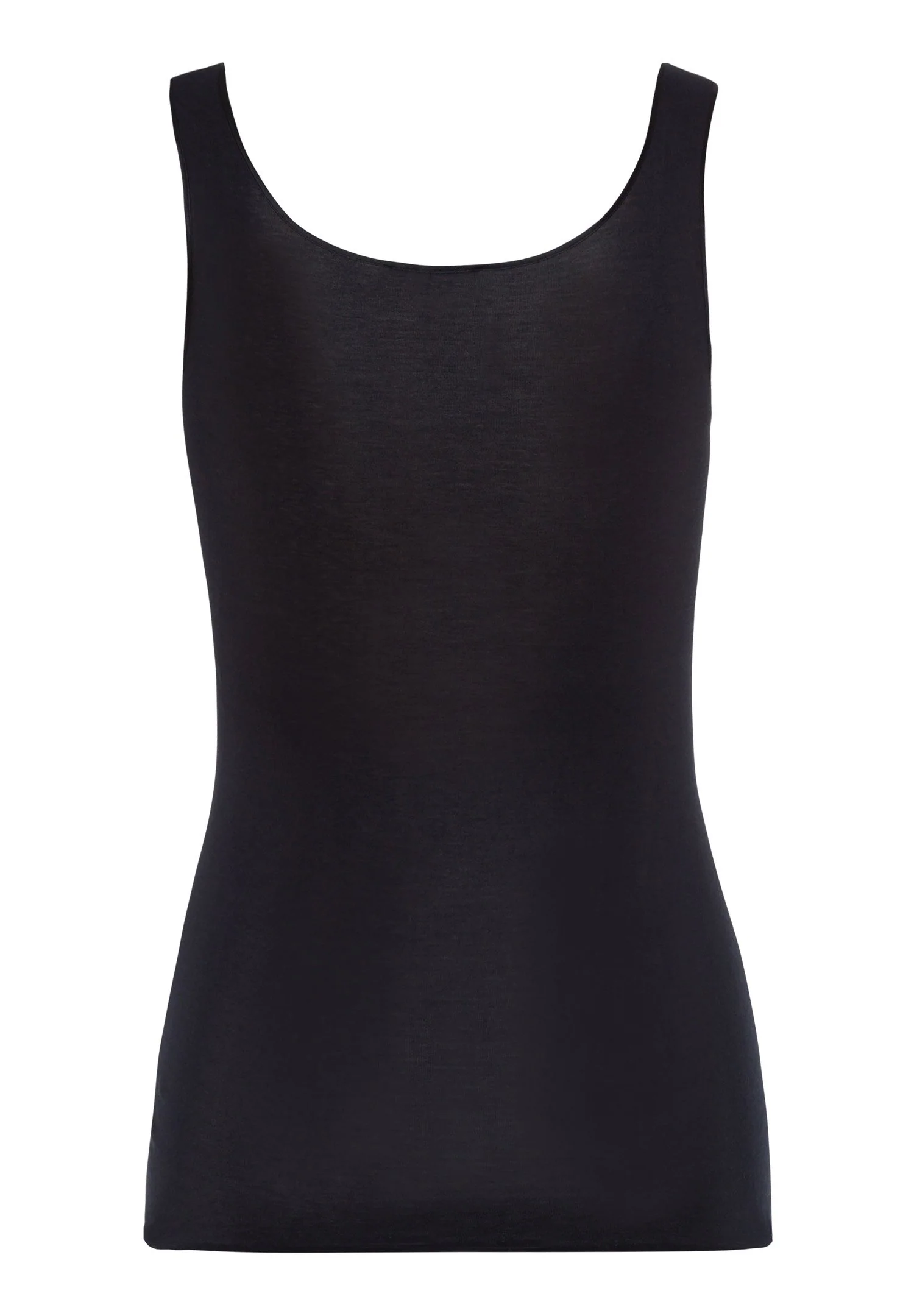 Cotton Seamless Tank Top | black 071604-070019 - Image 3