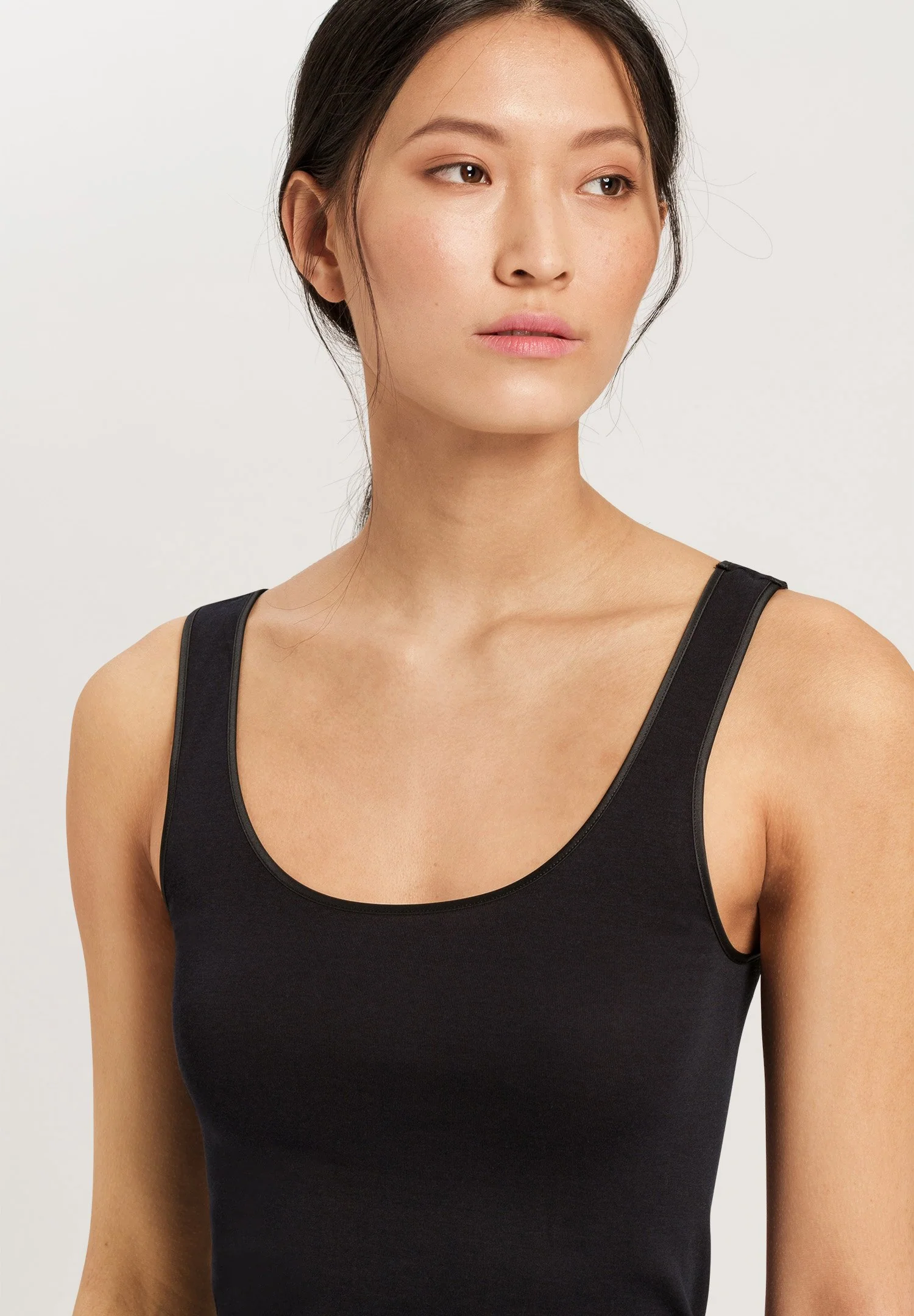 Cotton Seamless Tank Top | black 071604-070019 - Image 6