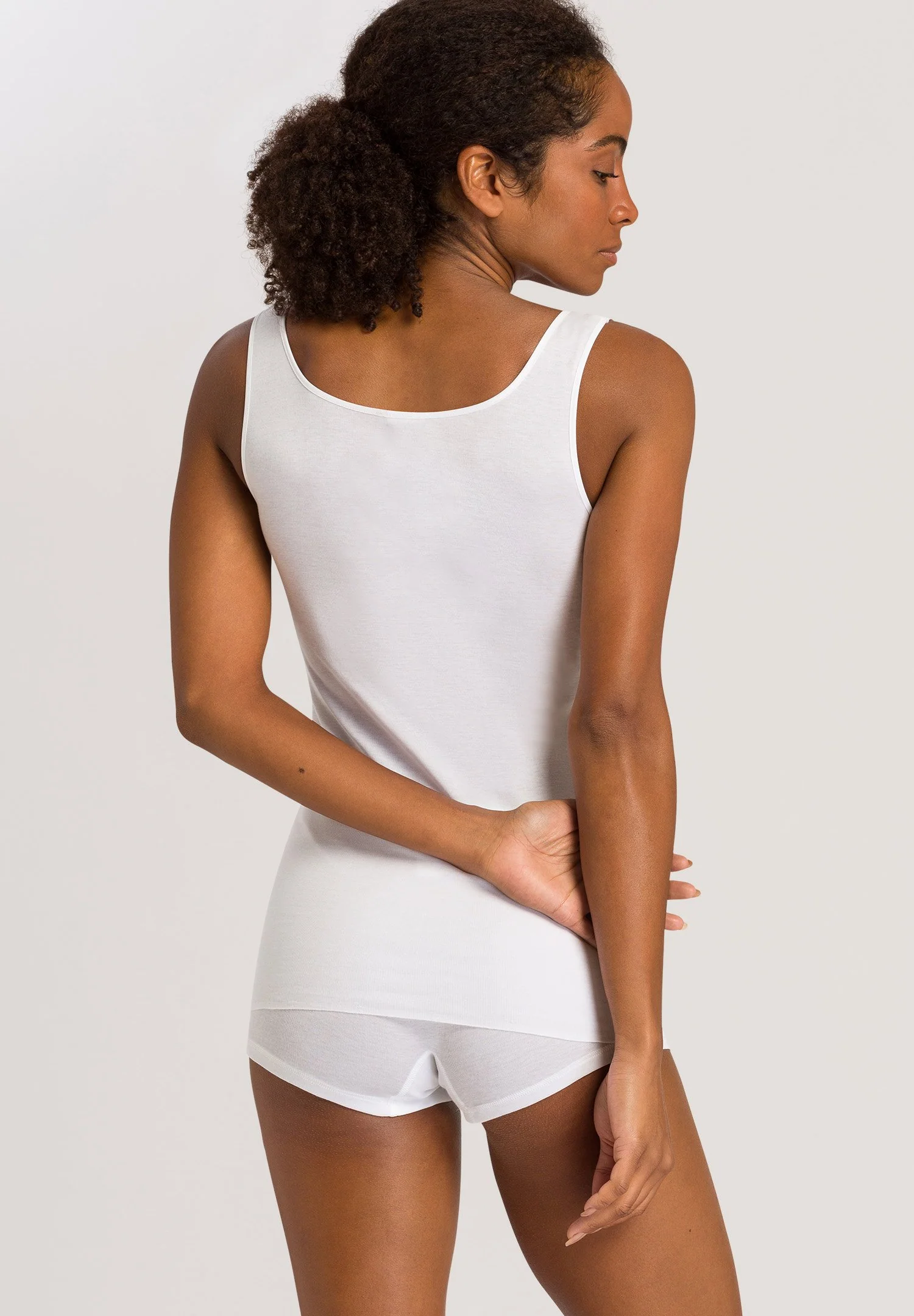 Cotton Seamless Tank Top | white 071604-070101 - Image 4