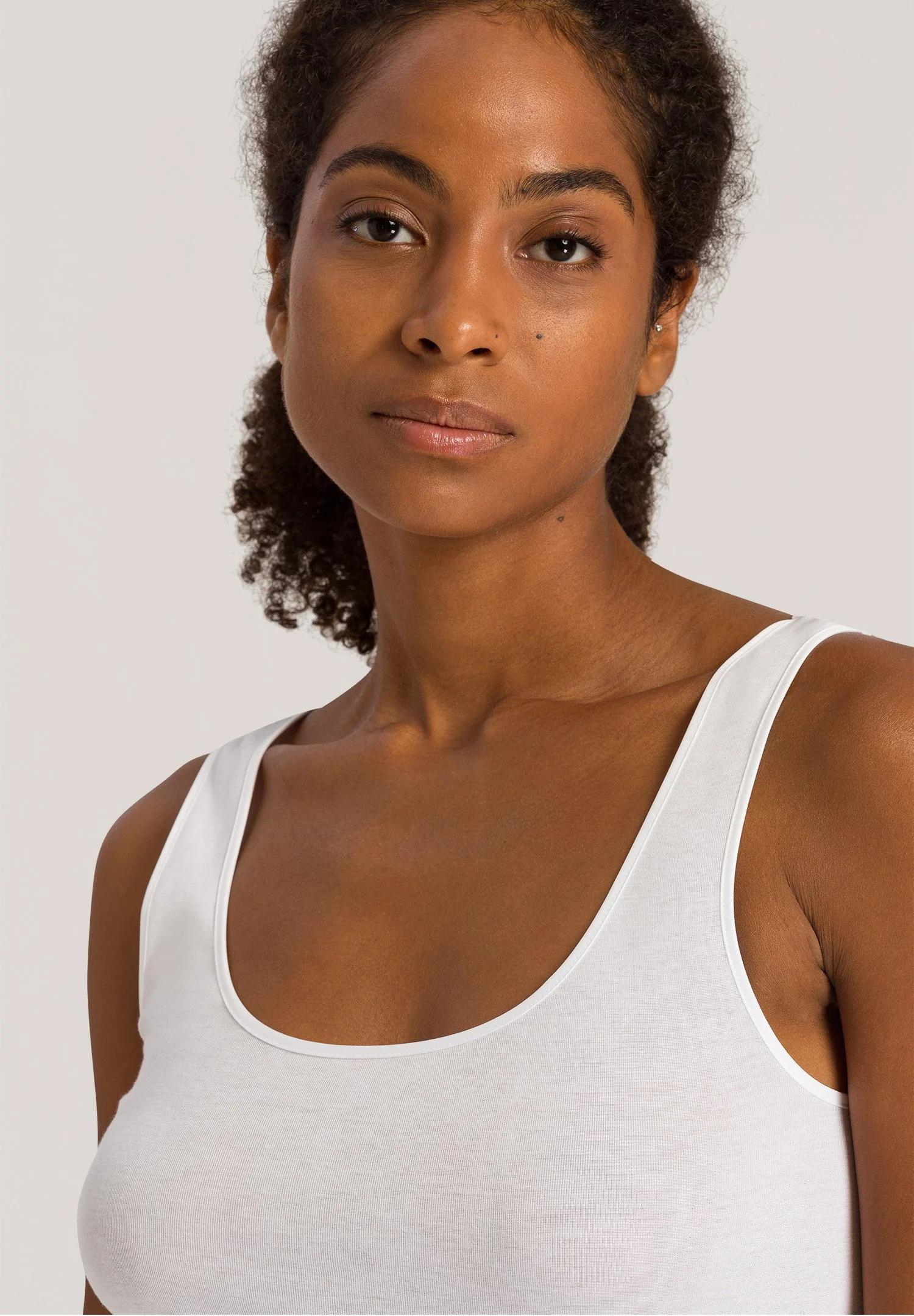 Cotton Seamless Tank Top | white 071604-070101 - Image 6