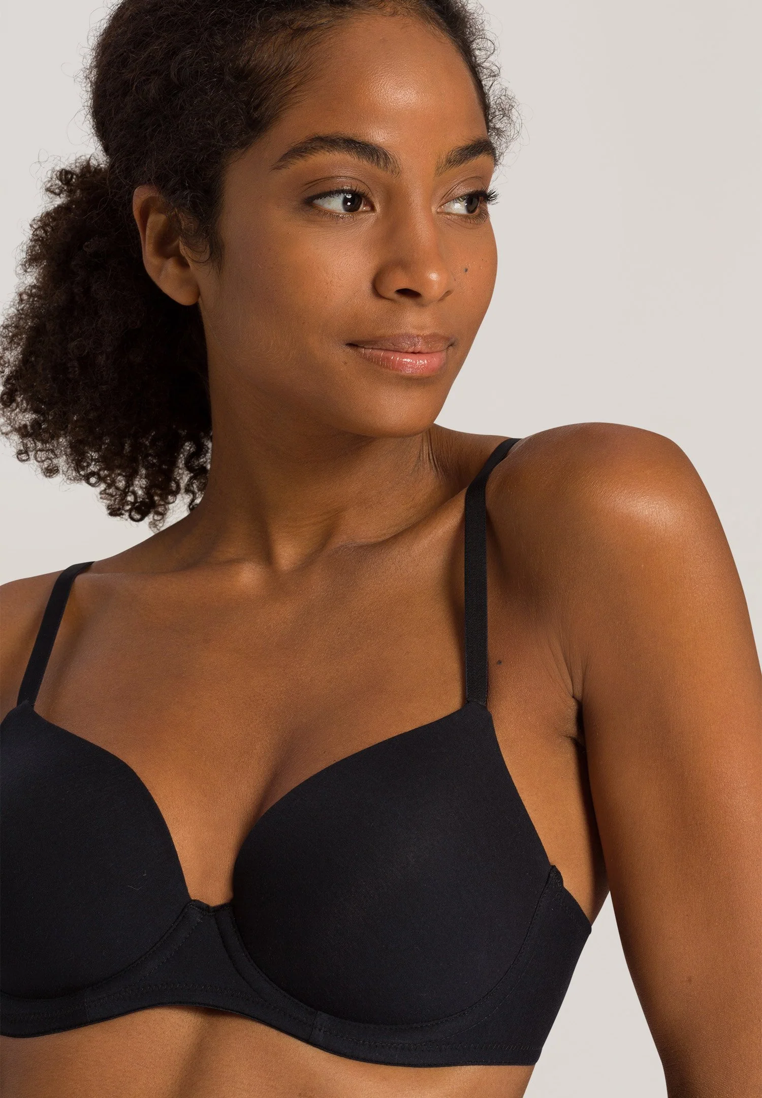 Cotton Sensation Padded Bra | black 071382-070019 - Image 6