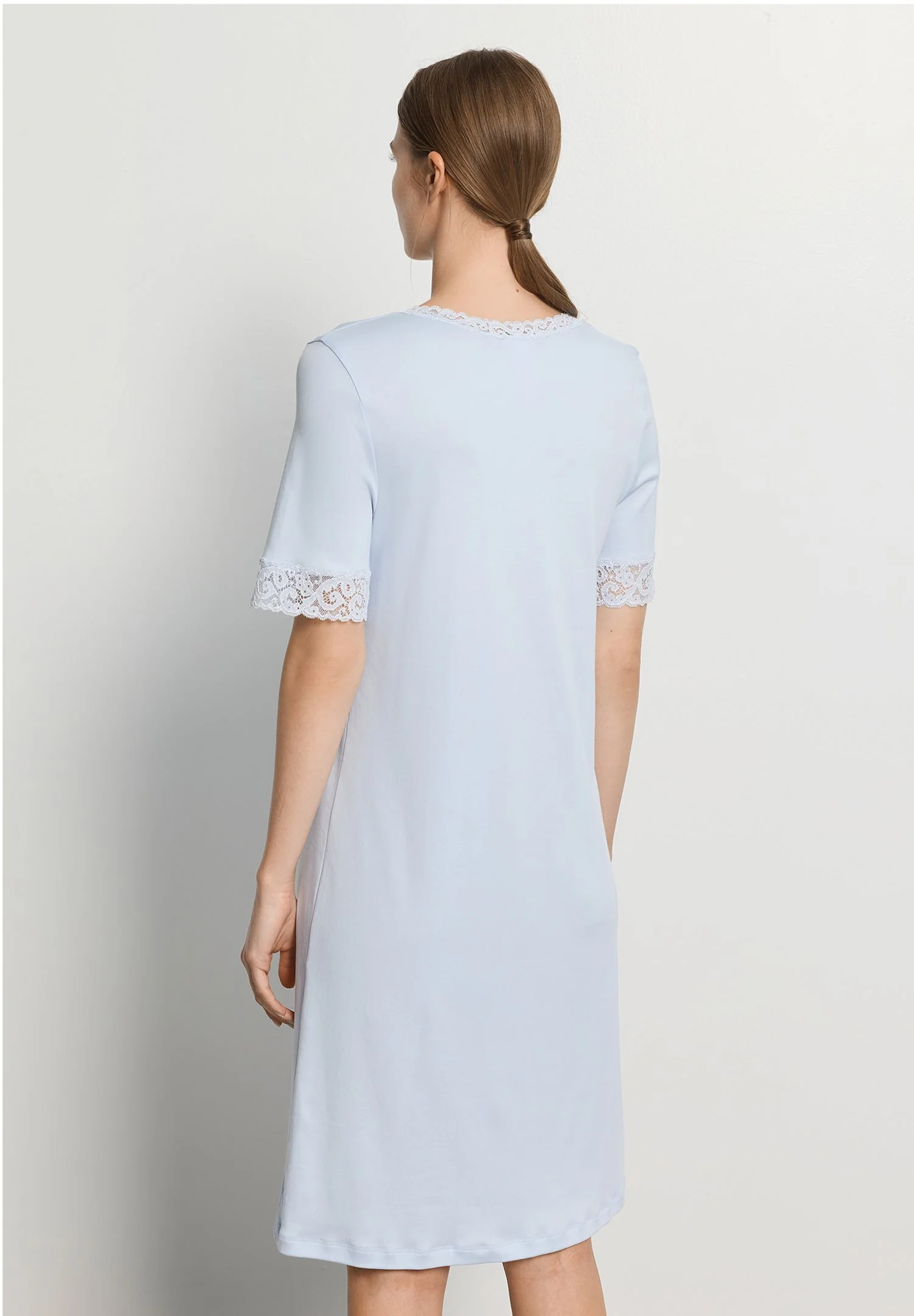 Moments NW S/SLV Nightdress 100cm | blue dove 077040-072581 - Image 4