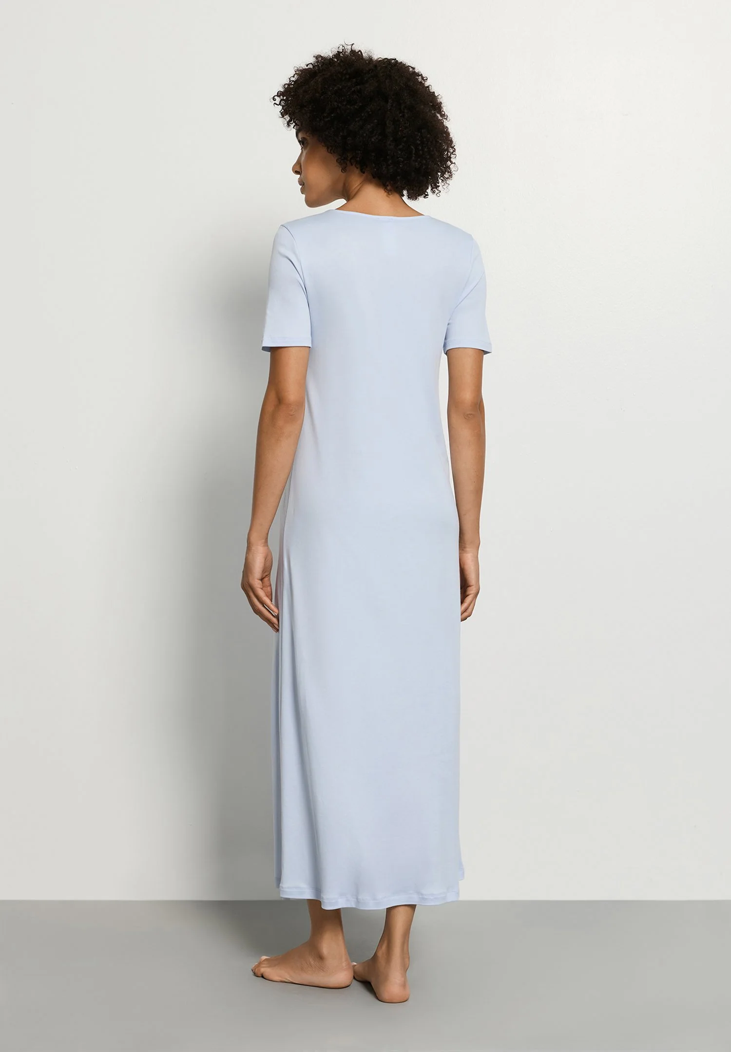 Moments NW S/SLV Nightdress 130cm | blue dove 077933-072581 - Image 4