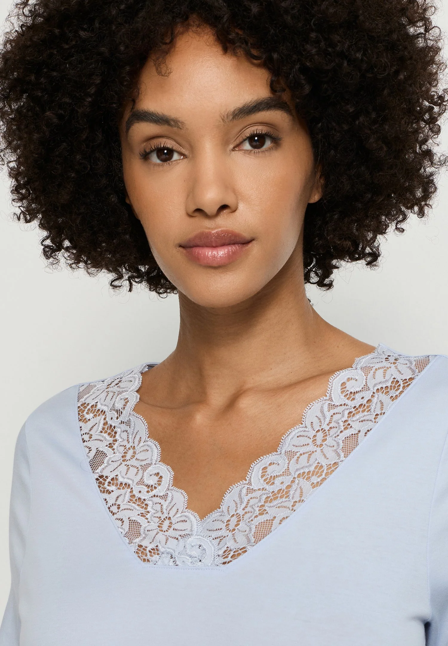 Moments NW S/SLV Nightdress 130cm | blue dove 077933-072581 - Image 5