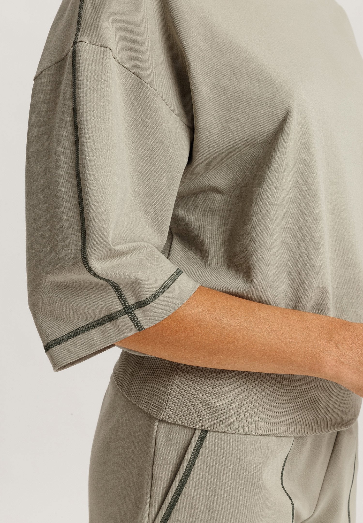 Natural Living S/SLV Sweatshirt | crystal green 078429-072732 - Image 6